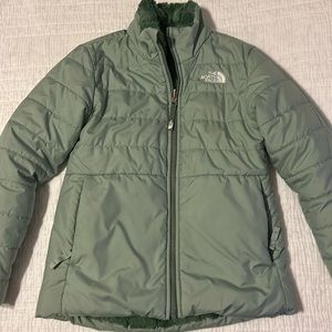 North Face Girls Reversible Coat
